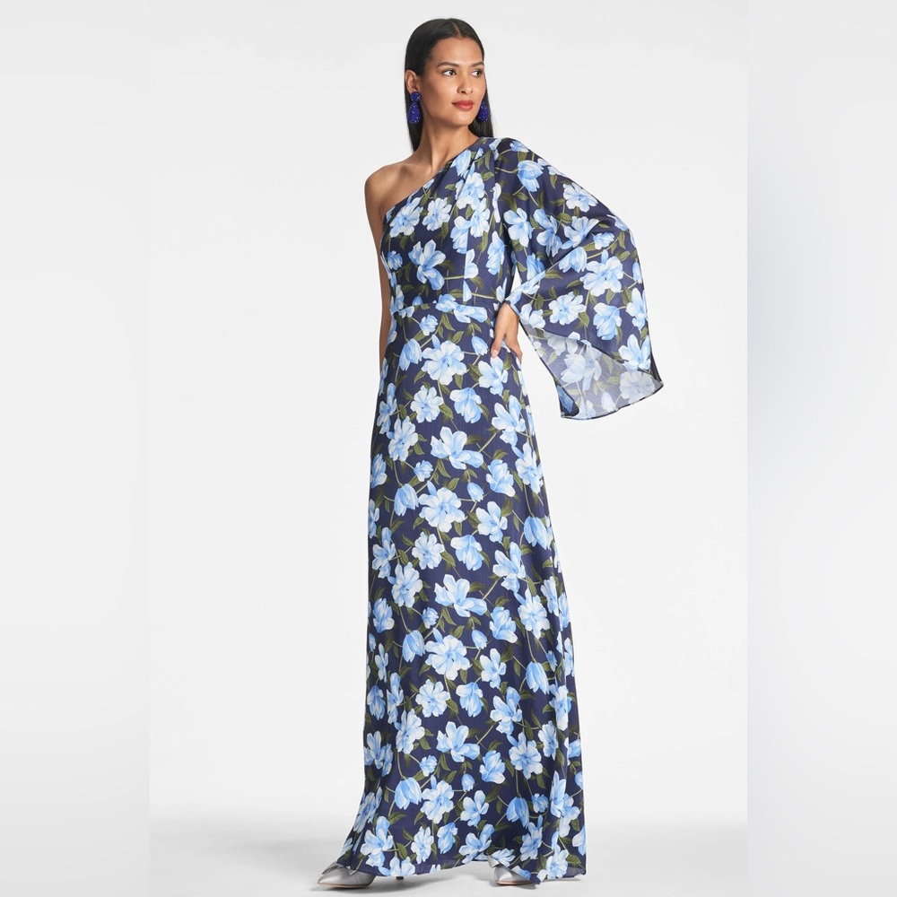 Sachin + Babi Keely Gown Ocean Blue Magnolia 0